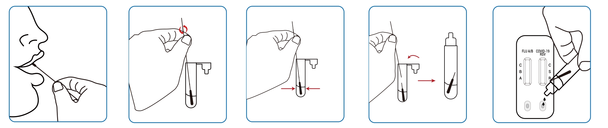 Sampla swab oropharyngeal: