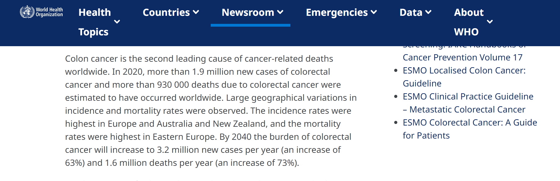 Colorectal Cancer png